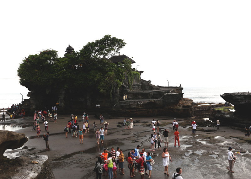 From far and above - Tanah Lot Temple