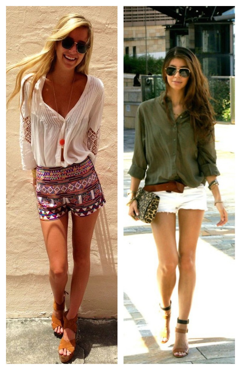 how to style shorts