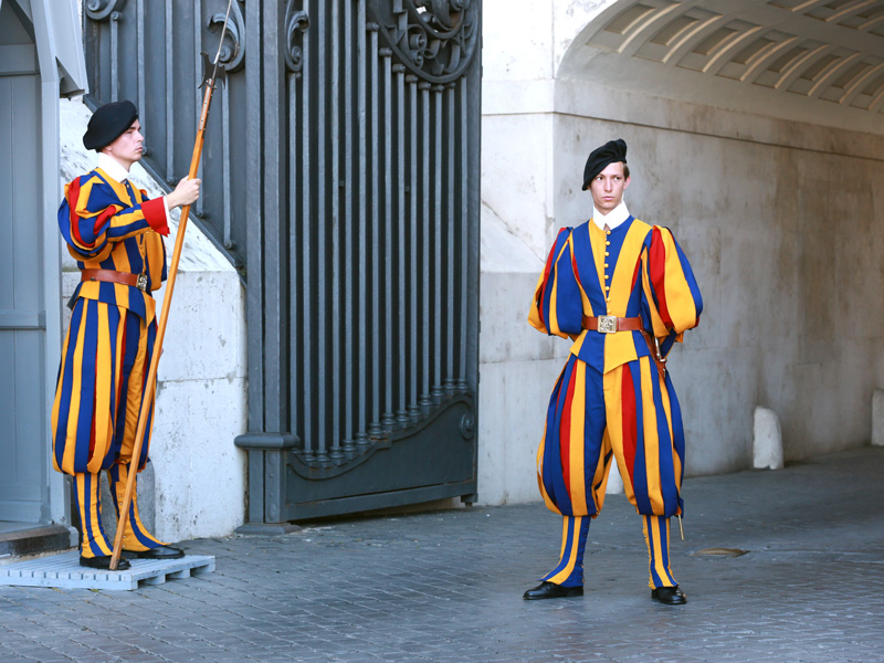 The guards of Vatican City! 