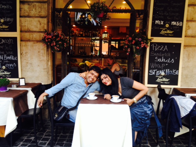 coffee break at the gorgeous little cafes all over Rome : )