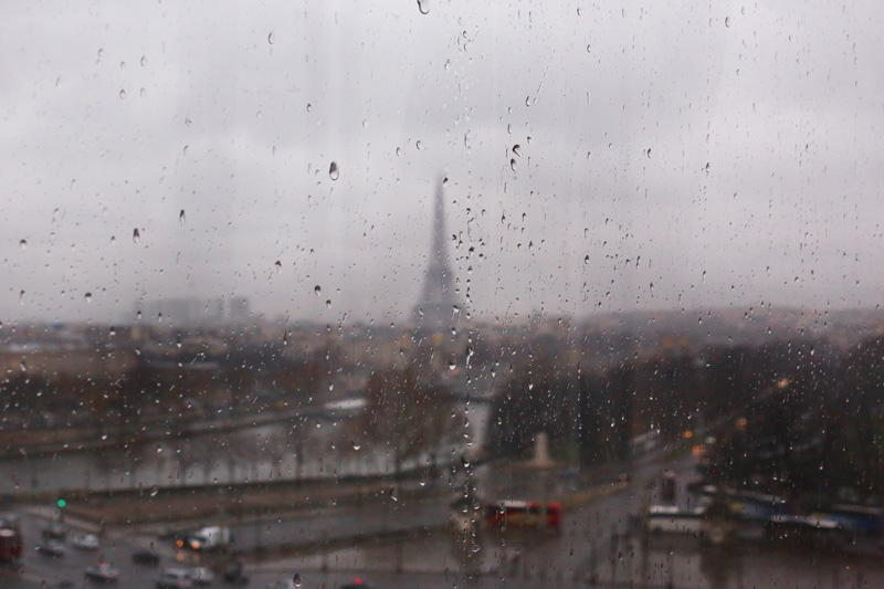 The rainy Paris