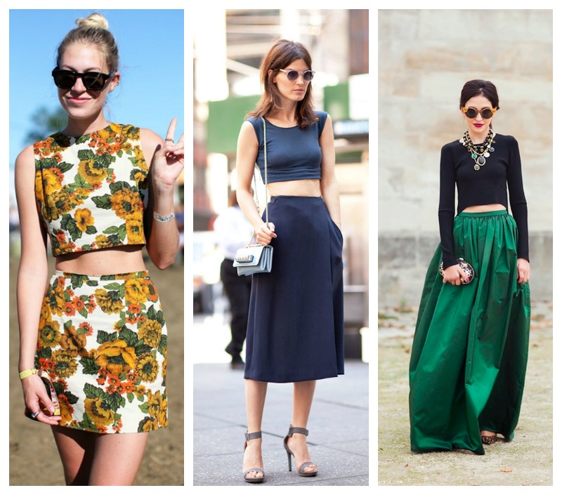 how to style crop top