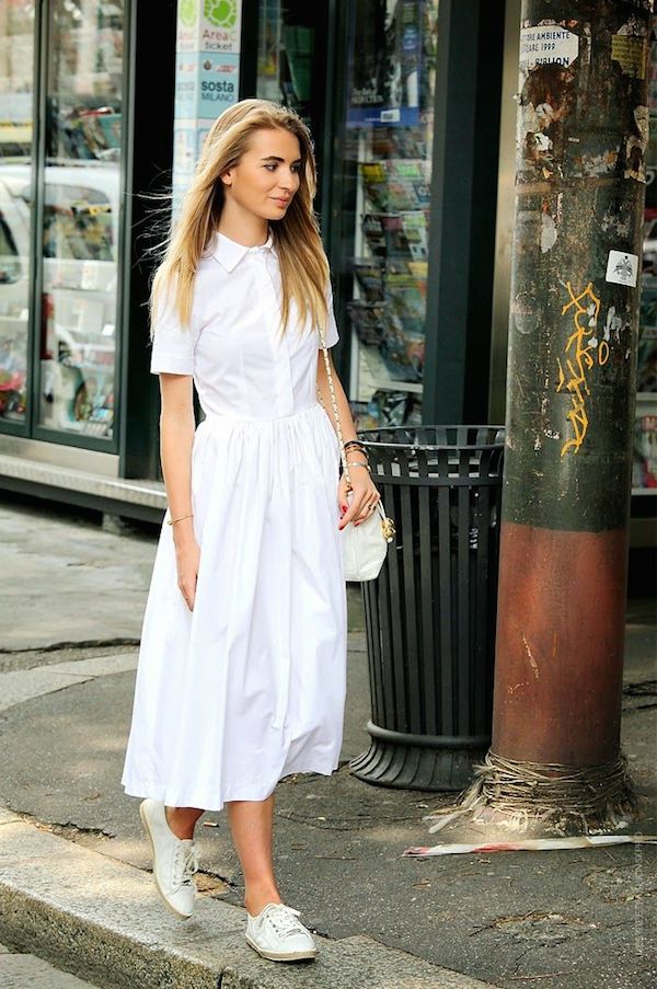 how to style white on white looks