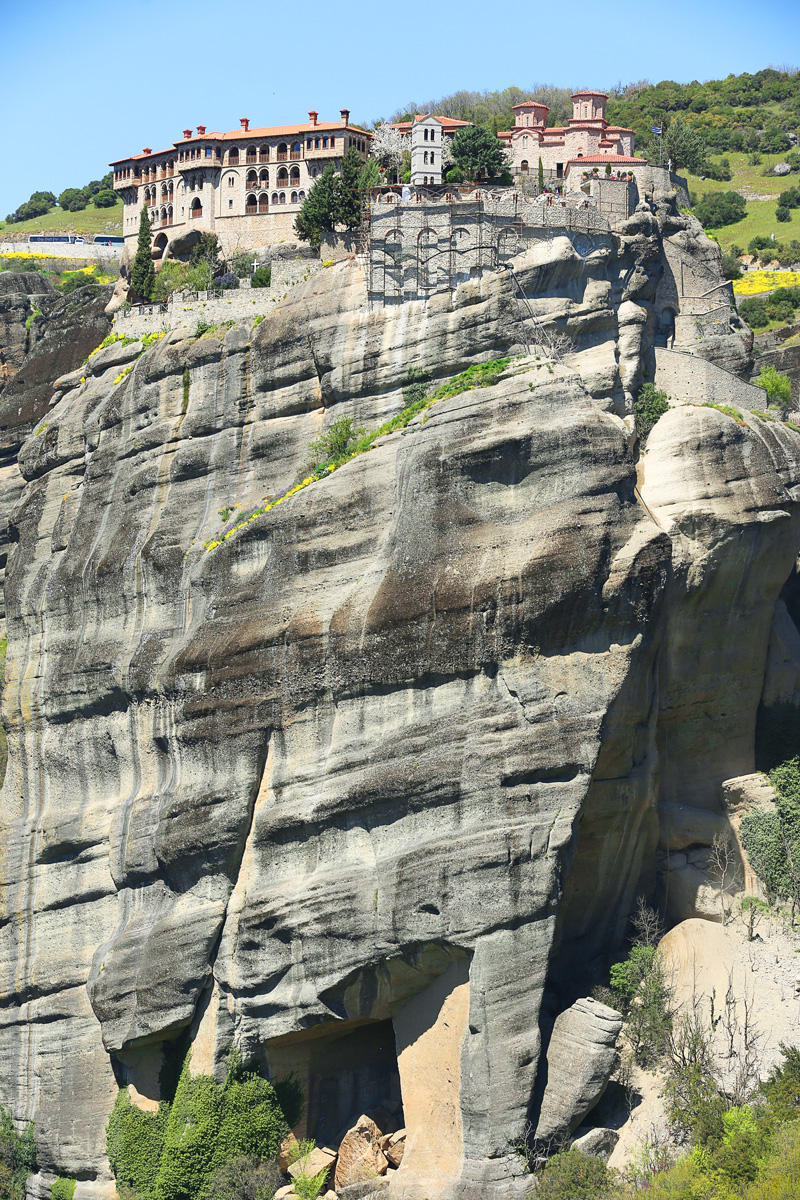 First view of Meteora, Greece