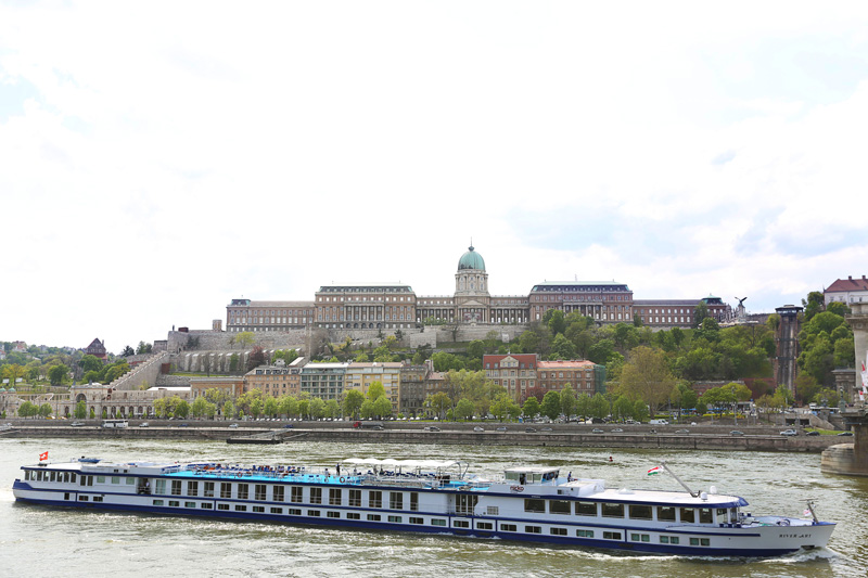 Buda castle as seen from far! 