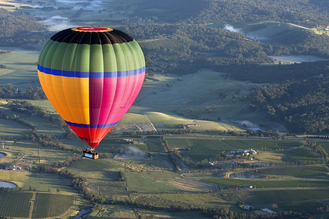 Global Ballooning in Victoria's Yarra Valley.