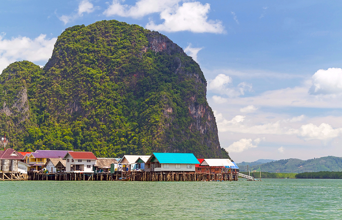 Koh Panyee fishing village built on stilts